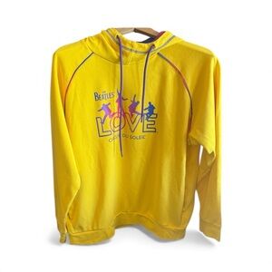 Yellow Beatles Cirque du Soleil Hoodie Men’s XL